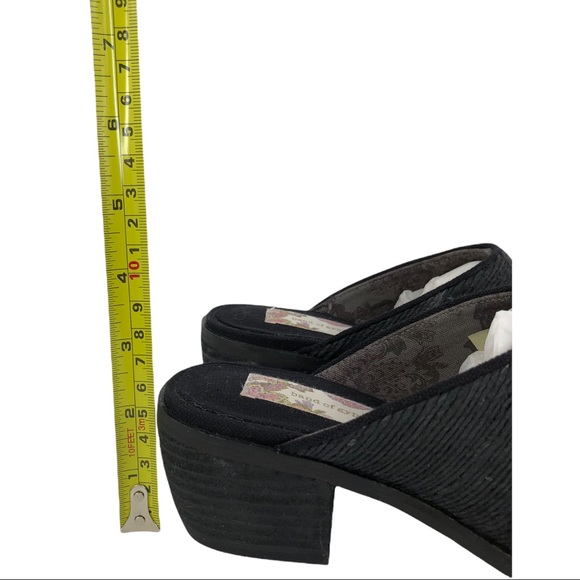 🆕 Band of Gypsies Parker Black Rope Heeled Slip-On Mules - Picture 4 of 9